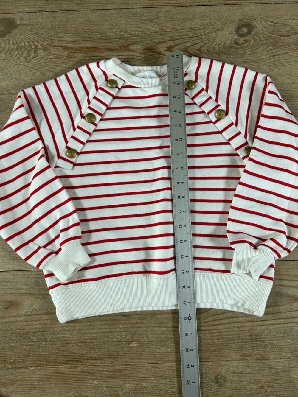 Zara Girls Striped Crewneck - Picture 4 of 6